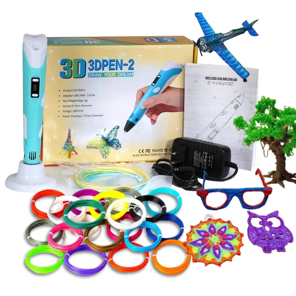 Pack lapiz 3d bolsa filamentos
